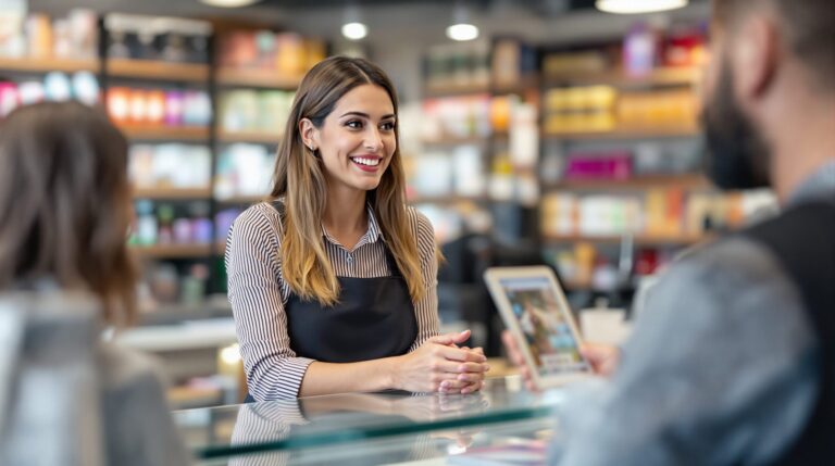 compétence d une vendeuse