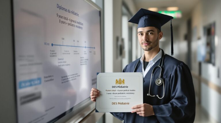 combien d annee d etude pour etre pediatre