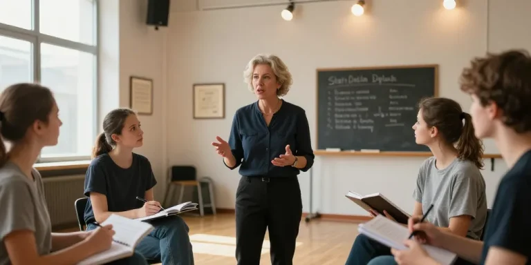 professeur de théâtre