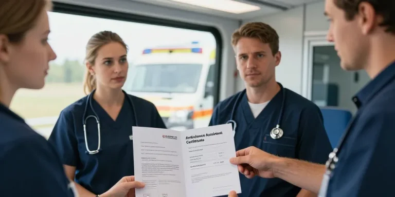 certificat auxiliaire ambulancier